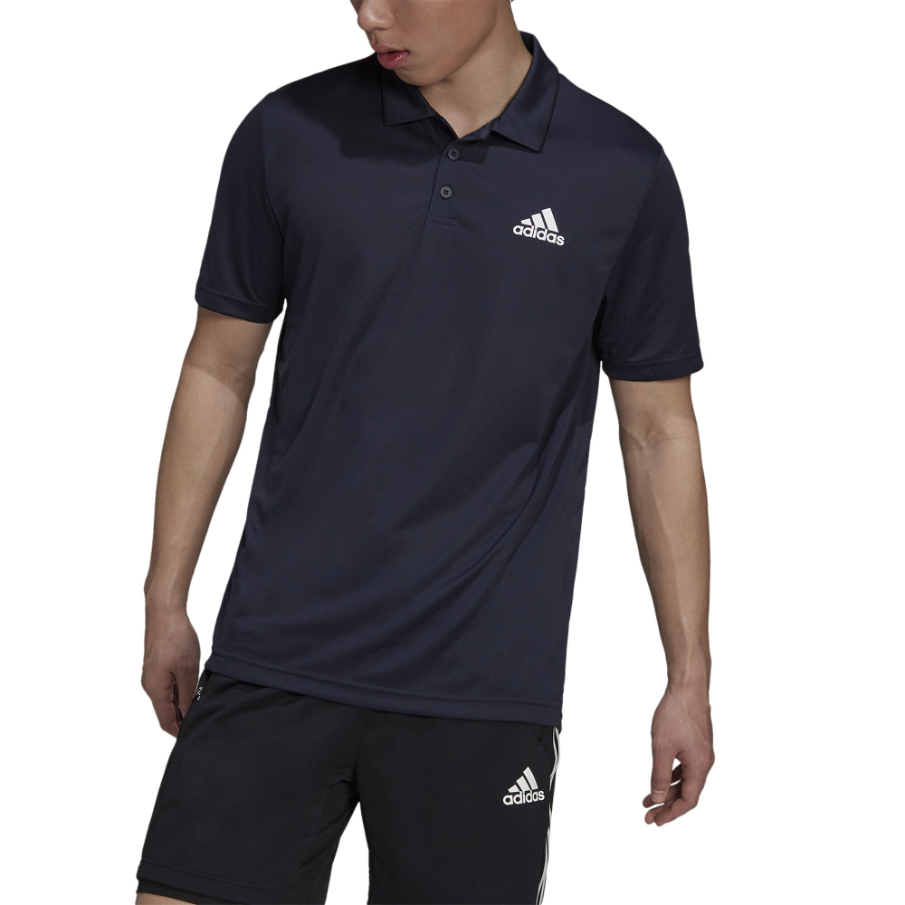 Мужское теннисное поло adidas PL PS T-Shirt Men - Dark Blue