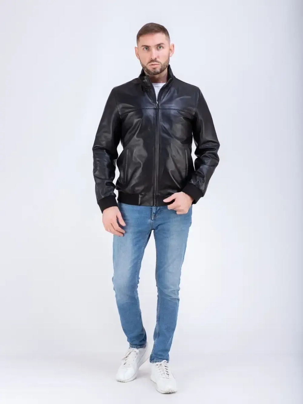 Куртка мужская  из натуральной кожи