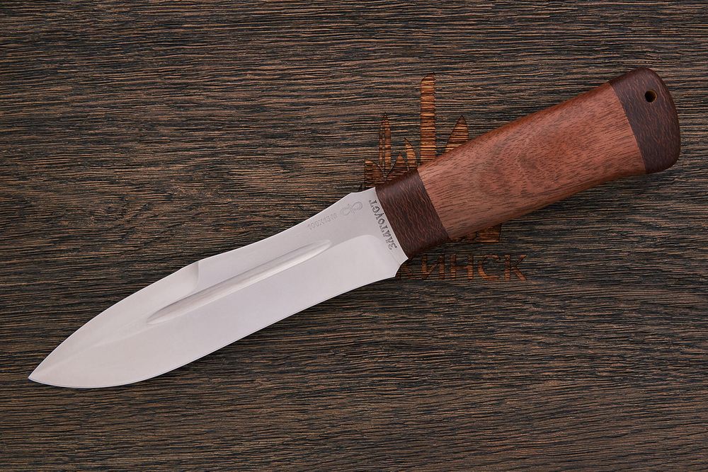 Нож туристический АиР Скорпион, клинок 160мм, сталь 100Х13М, рукоять орех