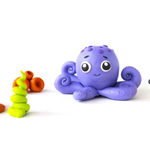 Чудо пластилин восковой - 6 цветов, набор детского мягкого пластилина для лепки и творчества, Gaspar