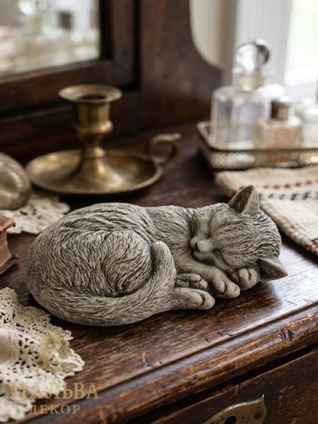 Фигурка для декора "Кот" 18x15x8 см
