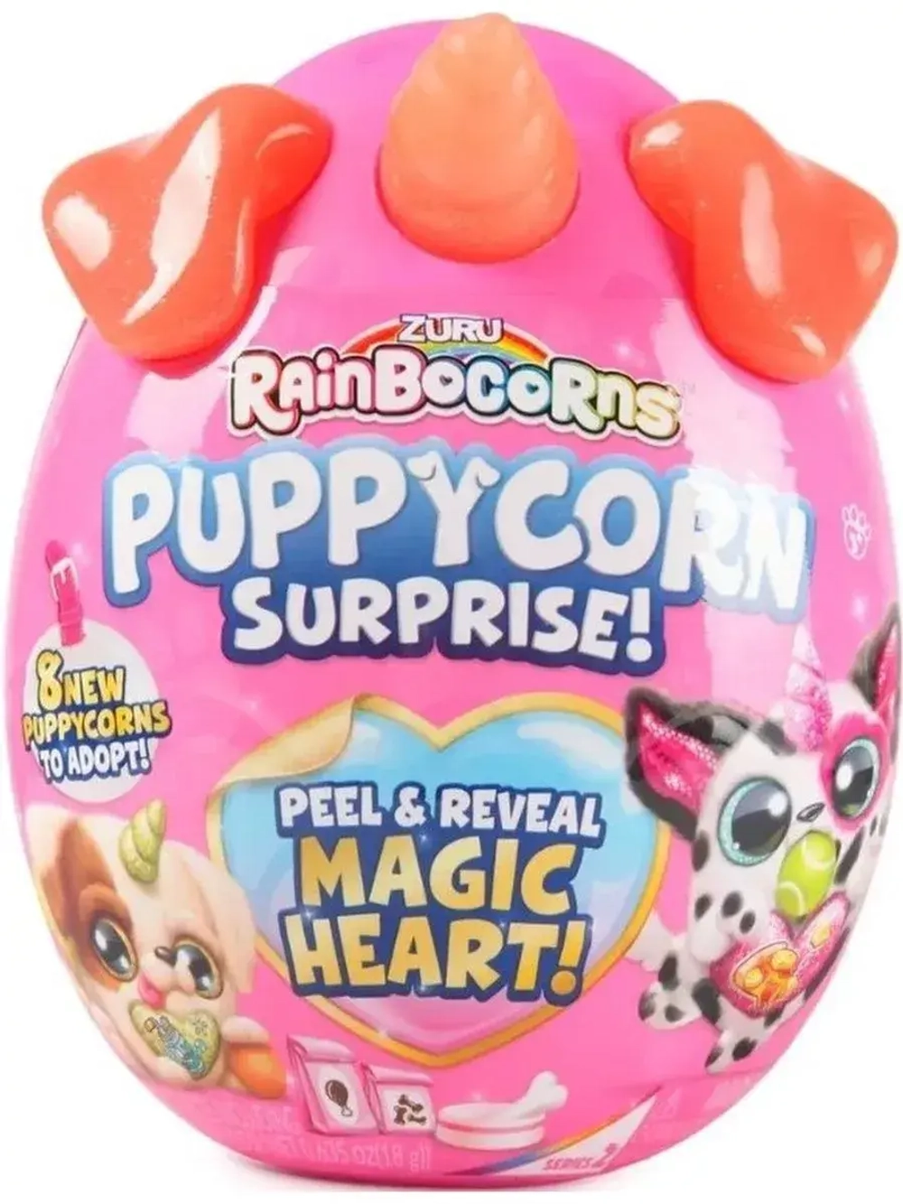 Мягкая игрушка сюрприз яйцо Rainbocorns Puppycorn Surprise 2