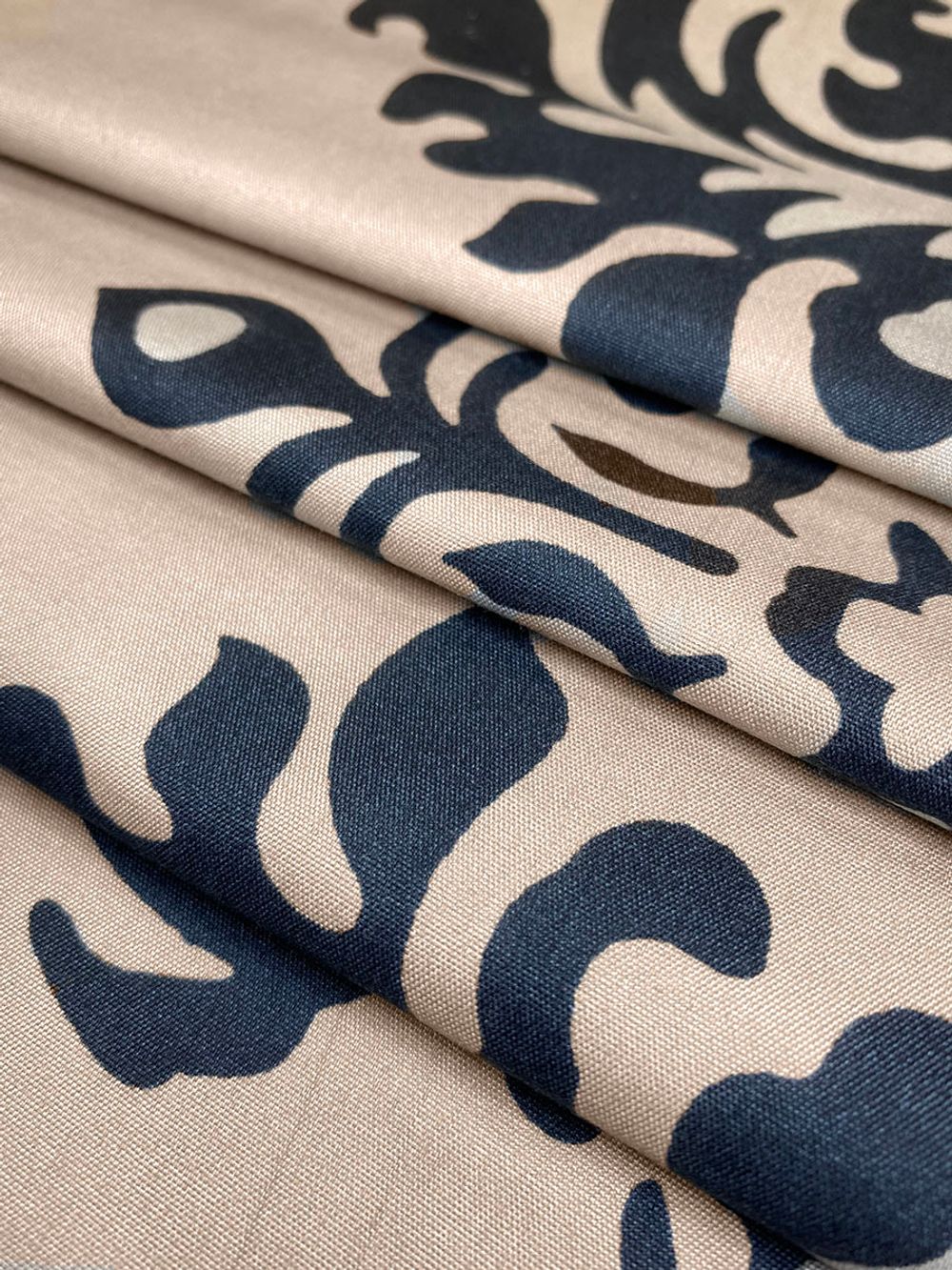 Простынь на резинке полисатин Simple House "Акант" 180x200 см