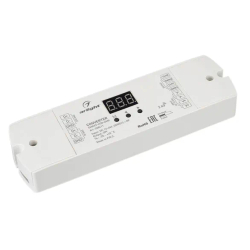 Конвертер SMART-K38-DMX (12-24V, SPI, 2.4G) (Arlight, IP20 Пластик, 5 лет) 028411