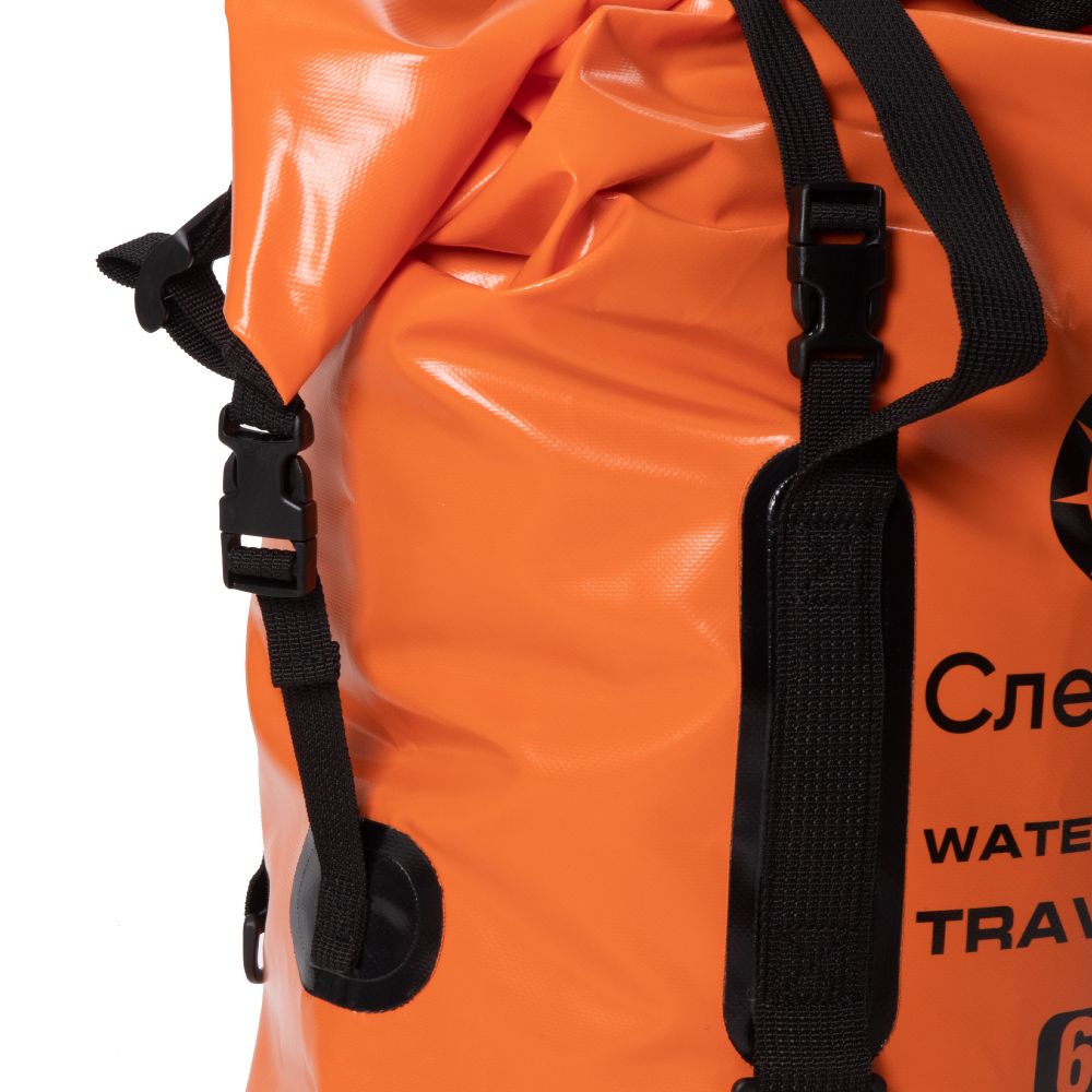 Гермосумка &quot;СЛЕДОПЫТ - Traveller&quot;, 60 л, цв. оранжевый/18/14/