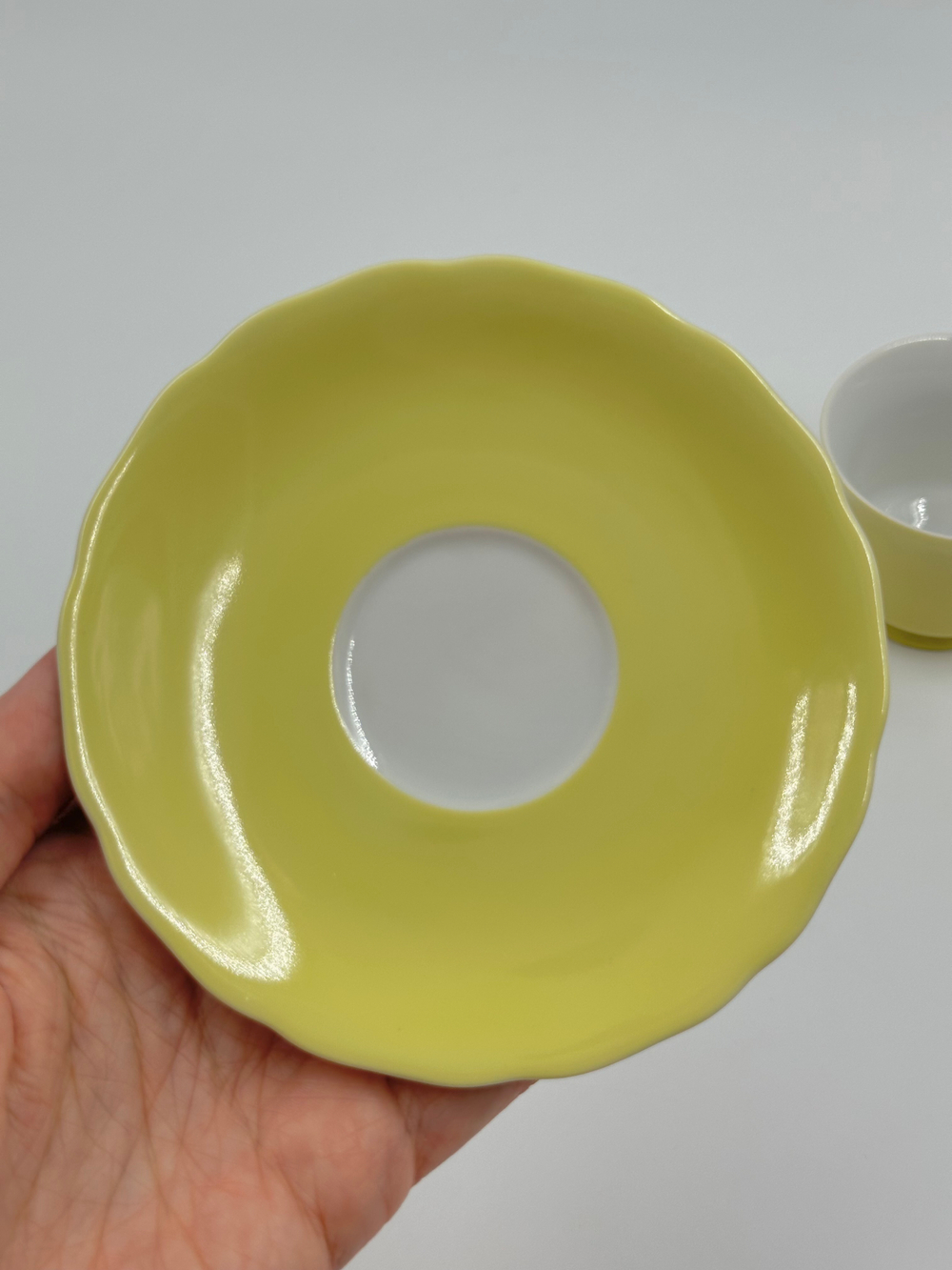 Кофейная пара жёлтая Loučky