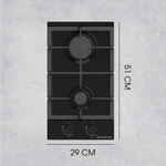 Газовая варочная панель домино Zigmund & Shtain G 14.3 B