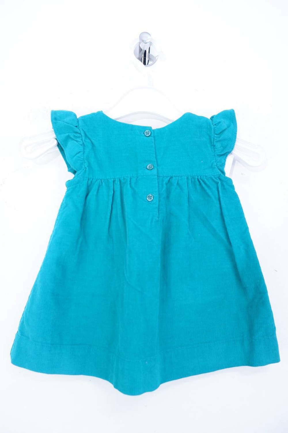 Платье из тонкого вельвета в красивом оттенке для фотосессии на 6 месяцев