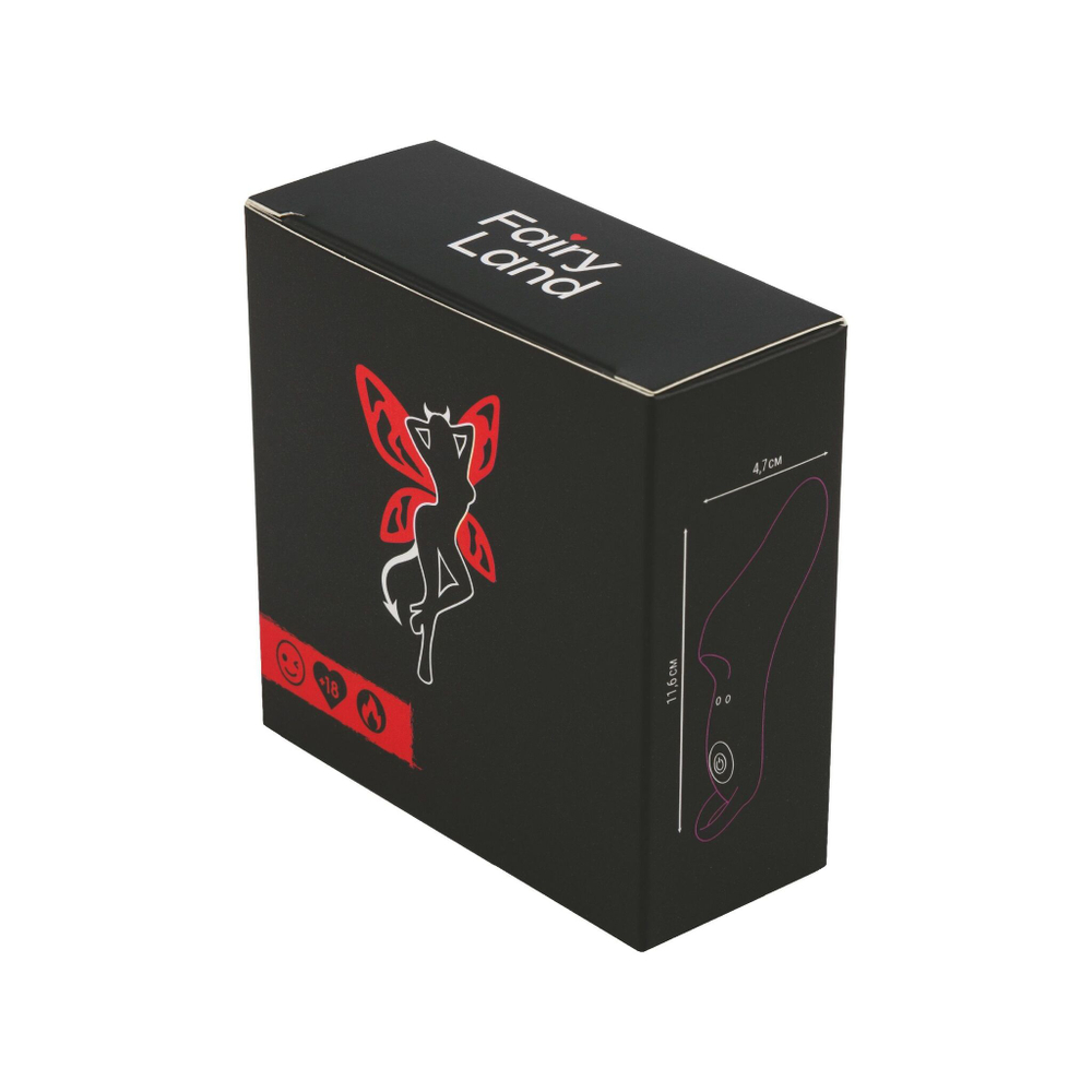 Розовая перезаряжаемая вибронасадка на палец (Цвет: розовый)