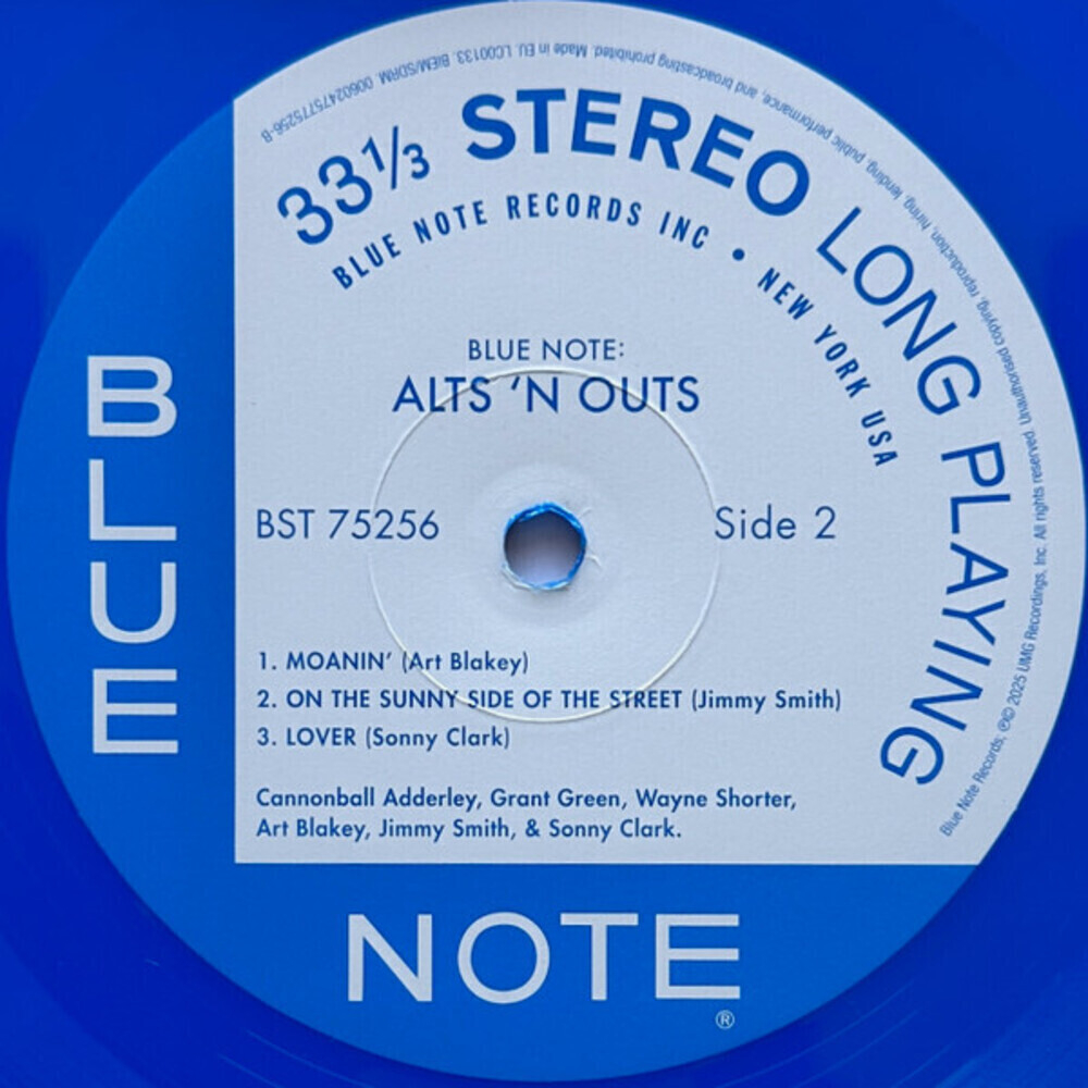 Сборник / Blue Note: Alts'n Outs (Limited Edition)(Coloured Vinyl)(LP)