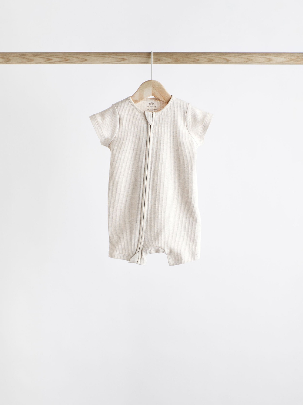 Боди с коротким рукавом для малышей Next Q53-627, 3 шт., Бежевый, Молочный