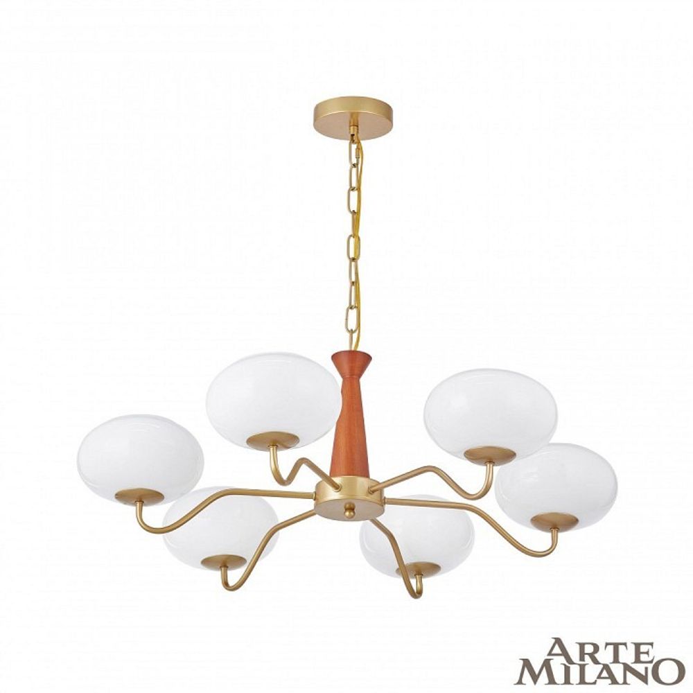 Подвесная люстра Arte Milano AM-Napoli 310166/D780/6 BS/WD
