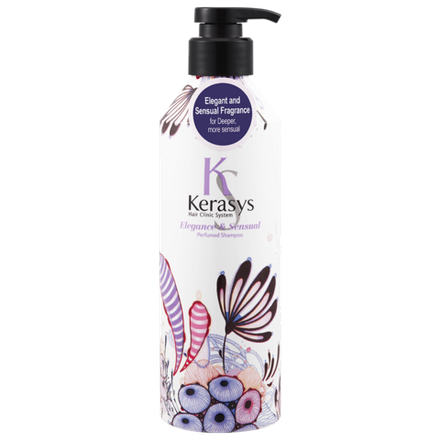 Парфюмированный шампунь для тонких волос Kerasys Perfumed Line Elegance & Sensual Shampoo, 600мл