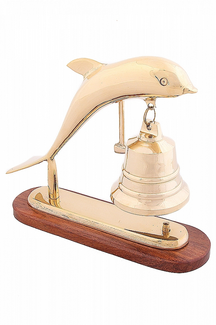 Гонг "Дельфин  " на деревянной подставке