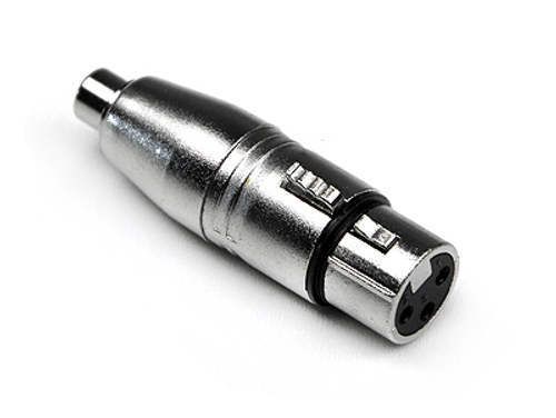 INVOTONE AD410 - переходник RCA, 3P XLR мама, корпус металл