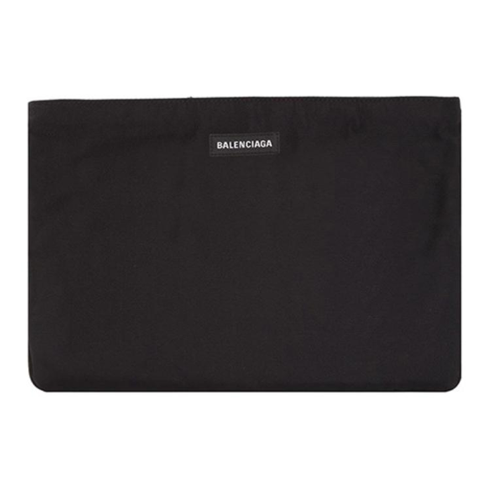Balenciaga Nylon Clutch Men"s Black