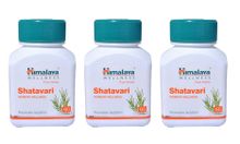 Таблетки для женщин Шатавари Himalaya Herbals Shatavari 60 таб 3 упаковки