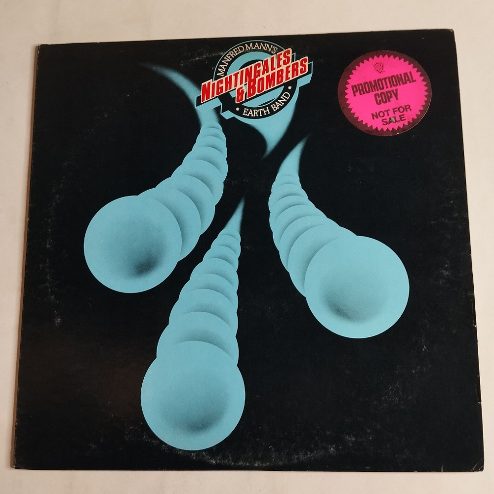 Винтажная виниловая пластинка LP Manfred Mann Earth Band Nightingales and Bombers (USA 1975) (Promo)