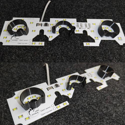 Светодиодная плата для климата Lancer 9 (индивидуальный заказ по цветам)