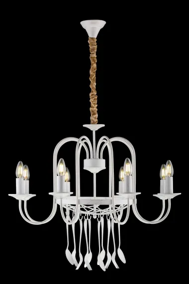 1701/8W WHITE (1) Люстра Veneto Luce
