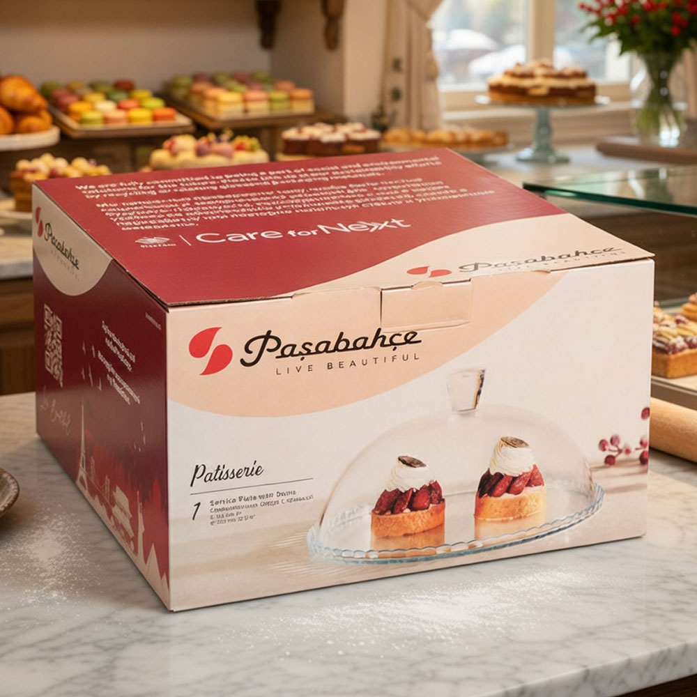 Блюдо для торта с крышкой 32,2см Patisserie, упрочненное стекло