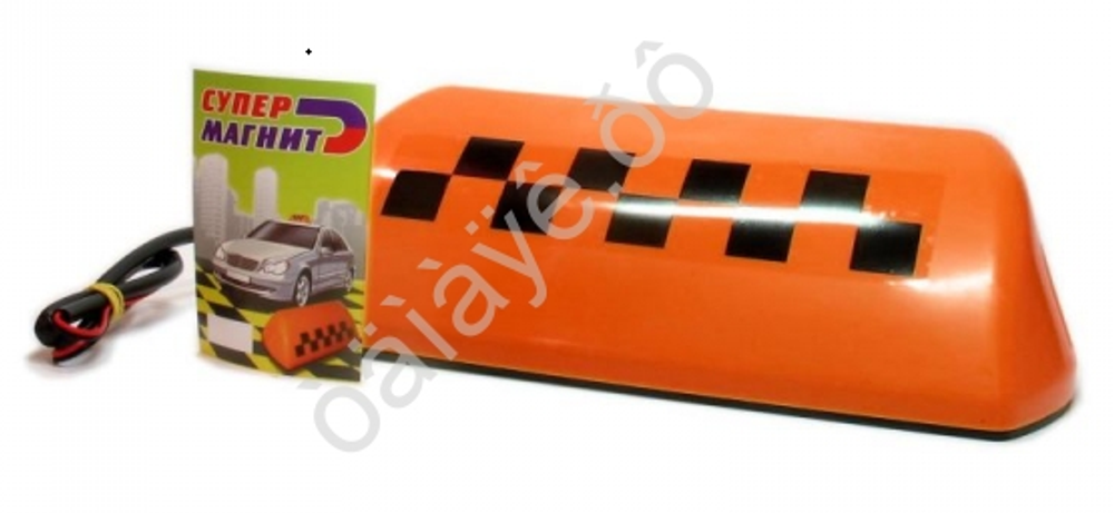ТАКСИ шашка на 4 магнита ОРАНЖЕВАЯ Стандарт ОСВАР 12Вольт 11662