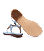 Босоножки кожаные mallory Michael Kors - голубой(40S1MAFA2L)