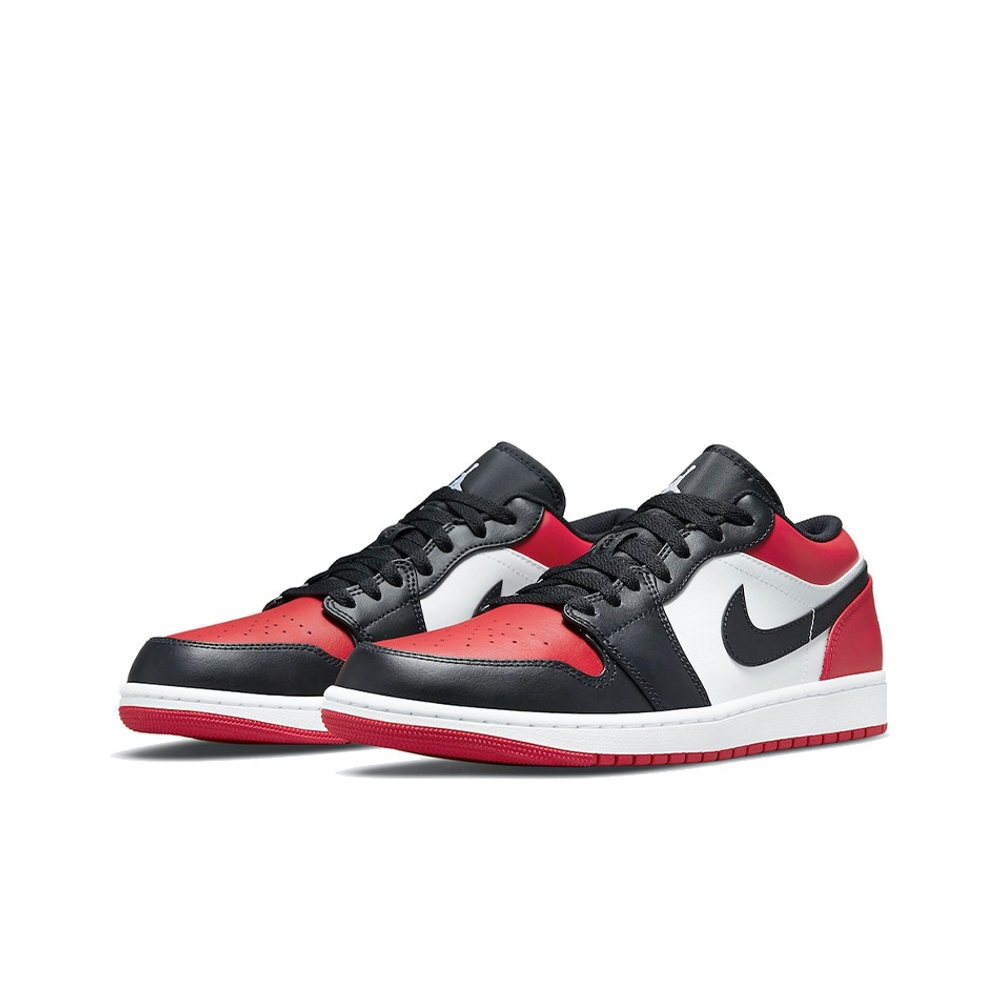 Кроссовки Air Jordan 1 Low Bred Toe