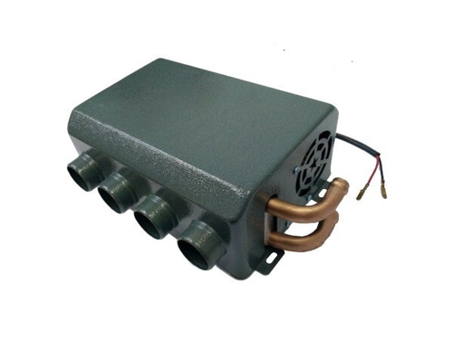 Печка (24 вольта, 4 секции) доп. прогрева салона 4/0 - 4 отверстия ( 4 СЕКЦИИ печь отопитель ) (24 вольта) 3 кг 28х24х12