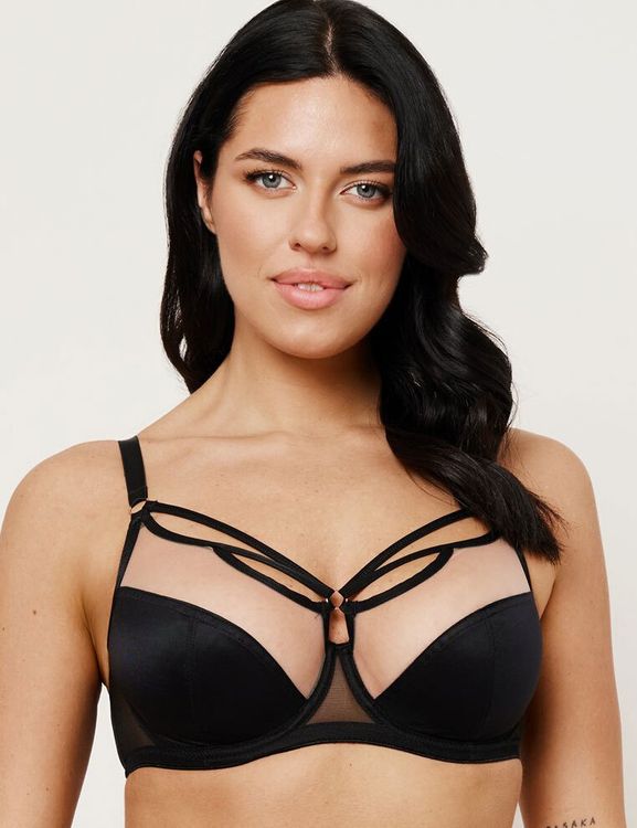 Бюстгальтер Subtille Butterfly Black мягкая чаша (черный)