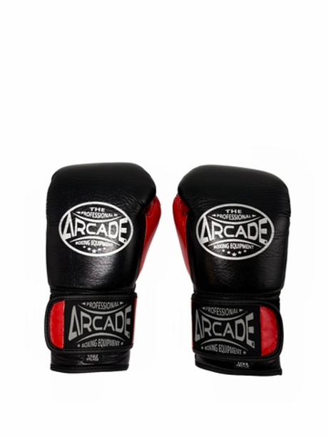 Перчатки боксерские Arcade черно-красные