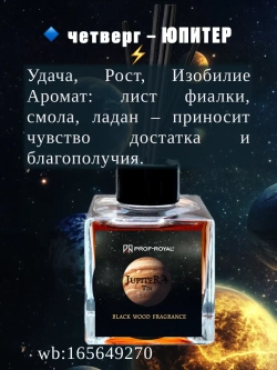 Аромадиффузор Prof-Royal "Saturn Lead", для дома, ароматизатор Intense Cafe, 100мл