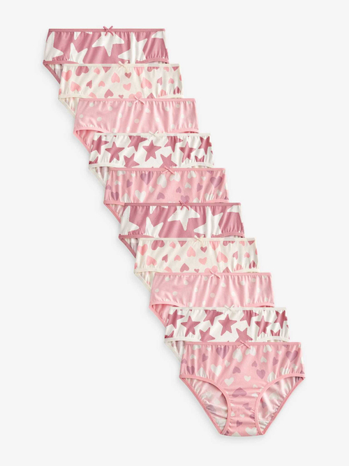 Трусы для девочки Next 528-638, 10 шт., Розовый