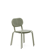 Уличный стул Brai из оцинкованной стали бирюзового цвета