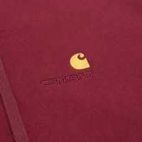  Толстовка мужская Carhartt WIP Hooded American Script артикул:I028279_malbec - купить в магазине Дайс