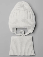 Шапка детская осенняя со снудом