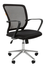 Офисное кресло CHAIRMAN 698 хром, ткань TW/сетчатый акрил