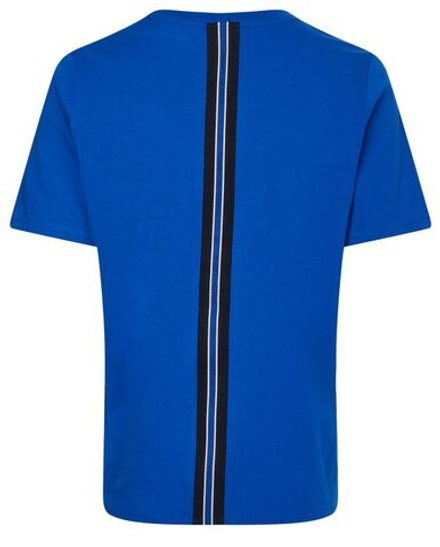 Женская теннисная футболка Tommy Hilfiger Regular Tape Tee - kettle blue
