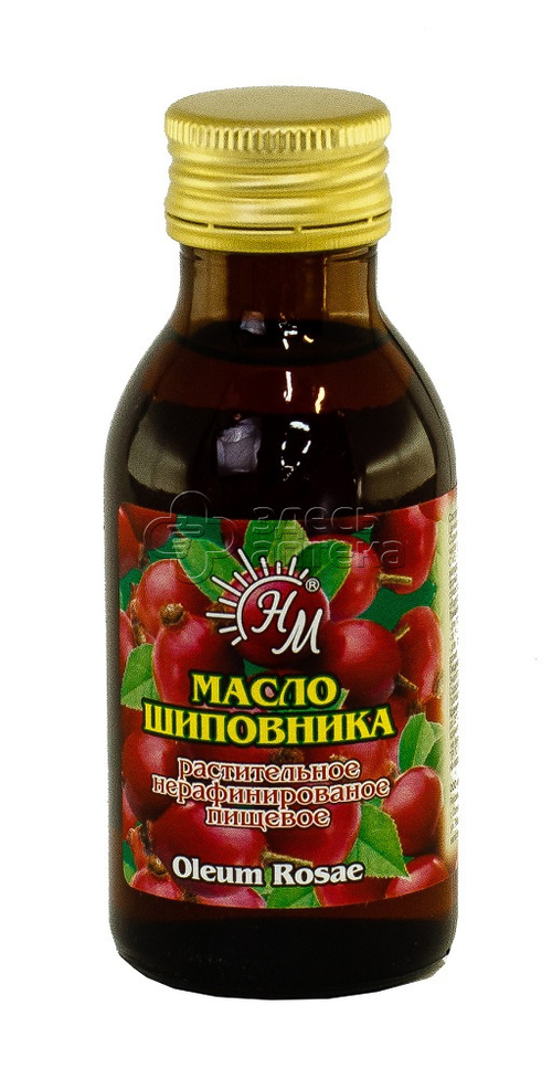 Масло пищевое Шиповника 100мл.(НМ)