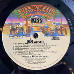 Винтажная виниловая пластинка LP Kiss Alive II (USA 1977) Christine Sixteen