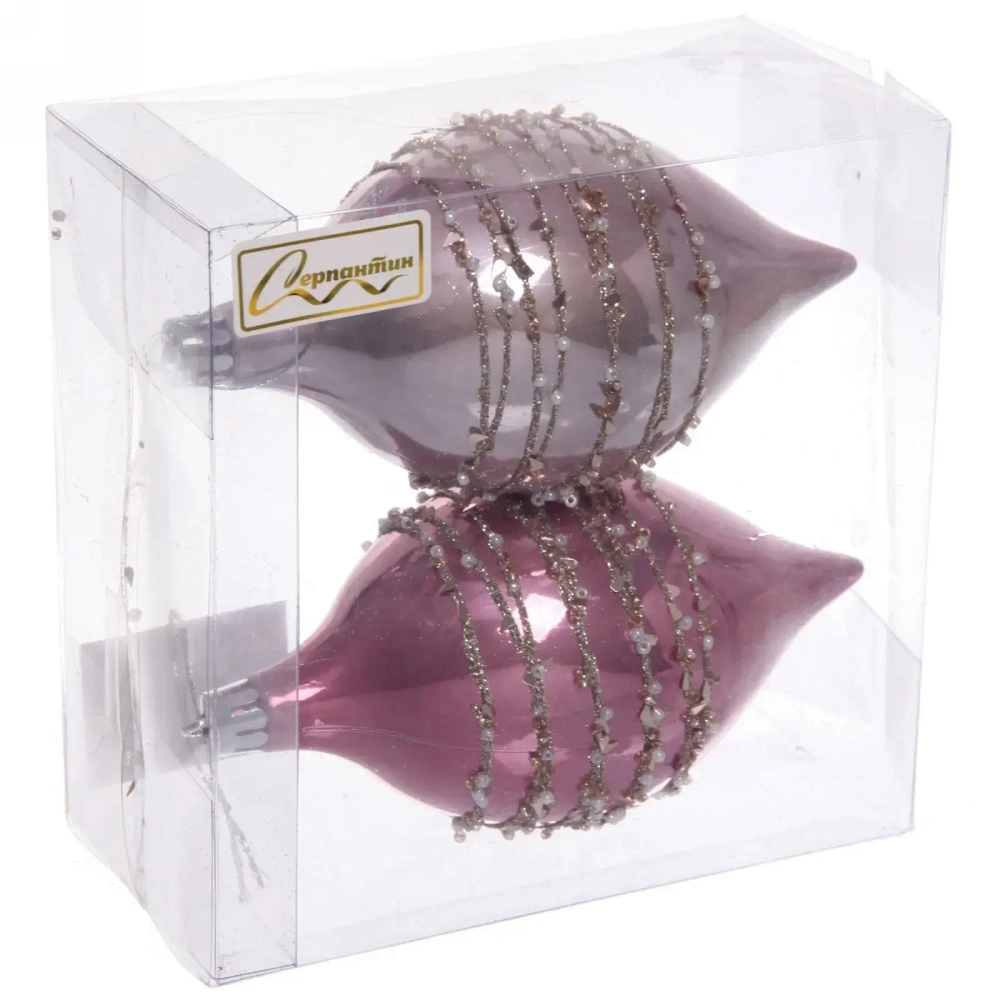 Набор украшений SHINE «Star Thread» 13,8х6,5 см (2 шт.), rose pink/baby pink