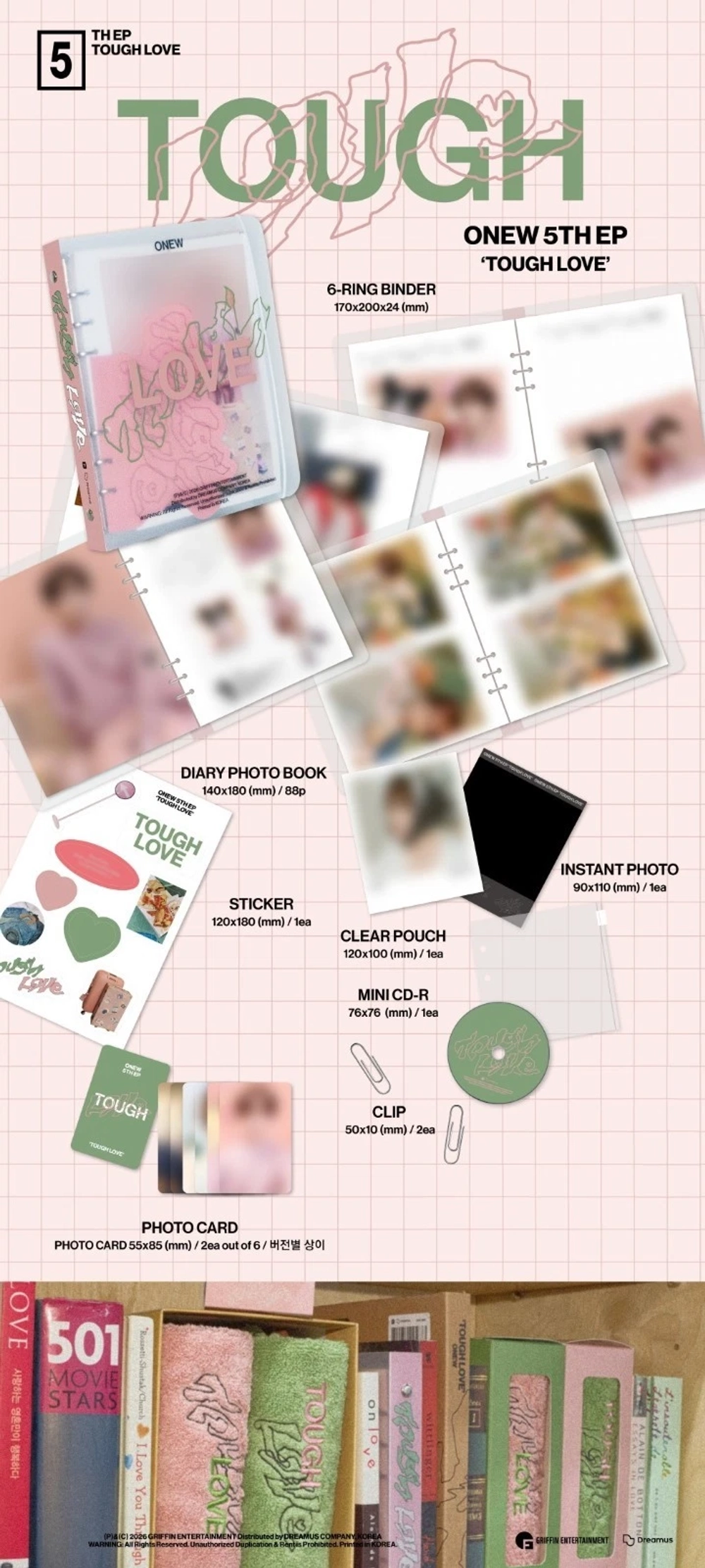 Альбом ONEW - TOUGH LOVE [Note ver.]