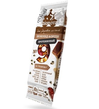 Протеиновый батончик "Бионова" шоколадный, 35г (шоубокс 24шт)