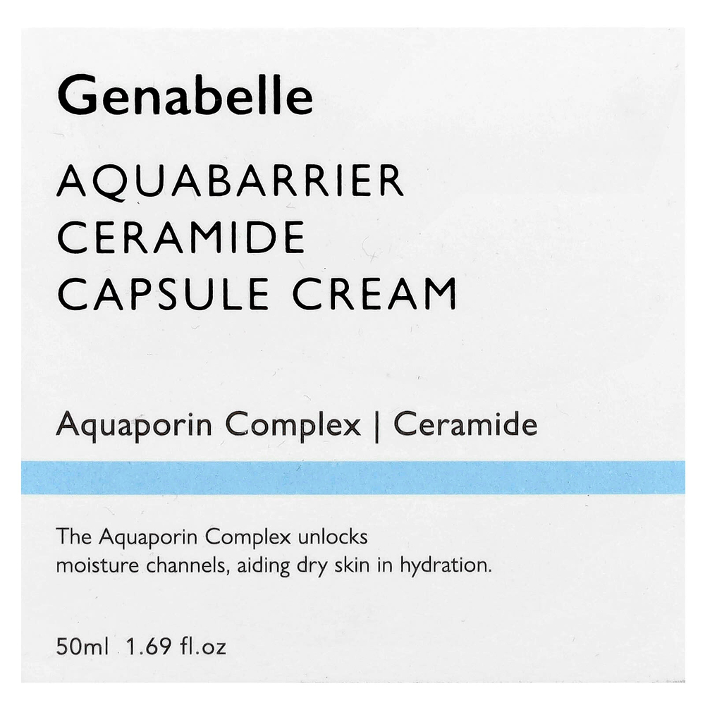 Genabelle, Aquaberrier, крем с керамидами в капсулах, 50 мл (1,69 жидк. Унции)
