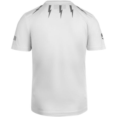 Мужская теннисная футболка Hydrogen Tech Storm Tee Man - white/reflex