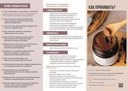 Мед с мумие 280гр