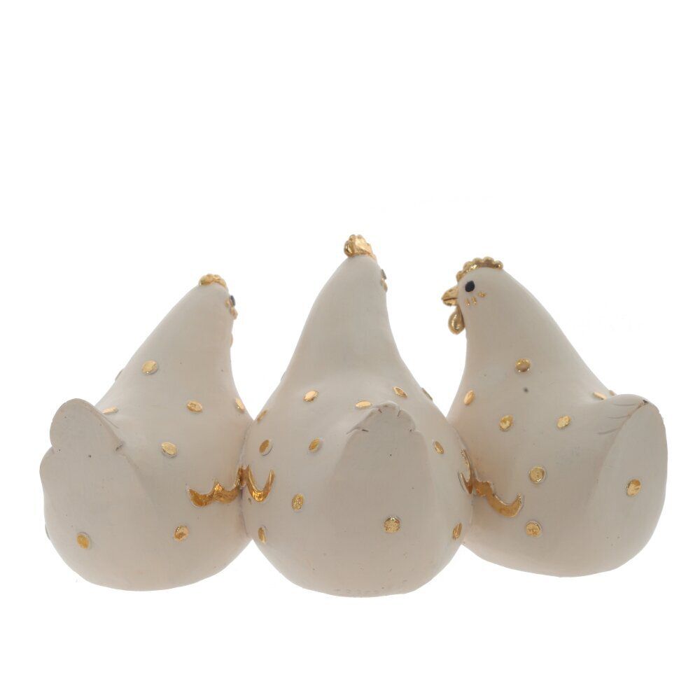 GAEM Фигурка декоративная "Петух с курицами", L19 W10 H10 см