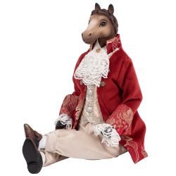 Кукла интерьерная коллекционная Конь лорд Эдвард