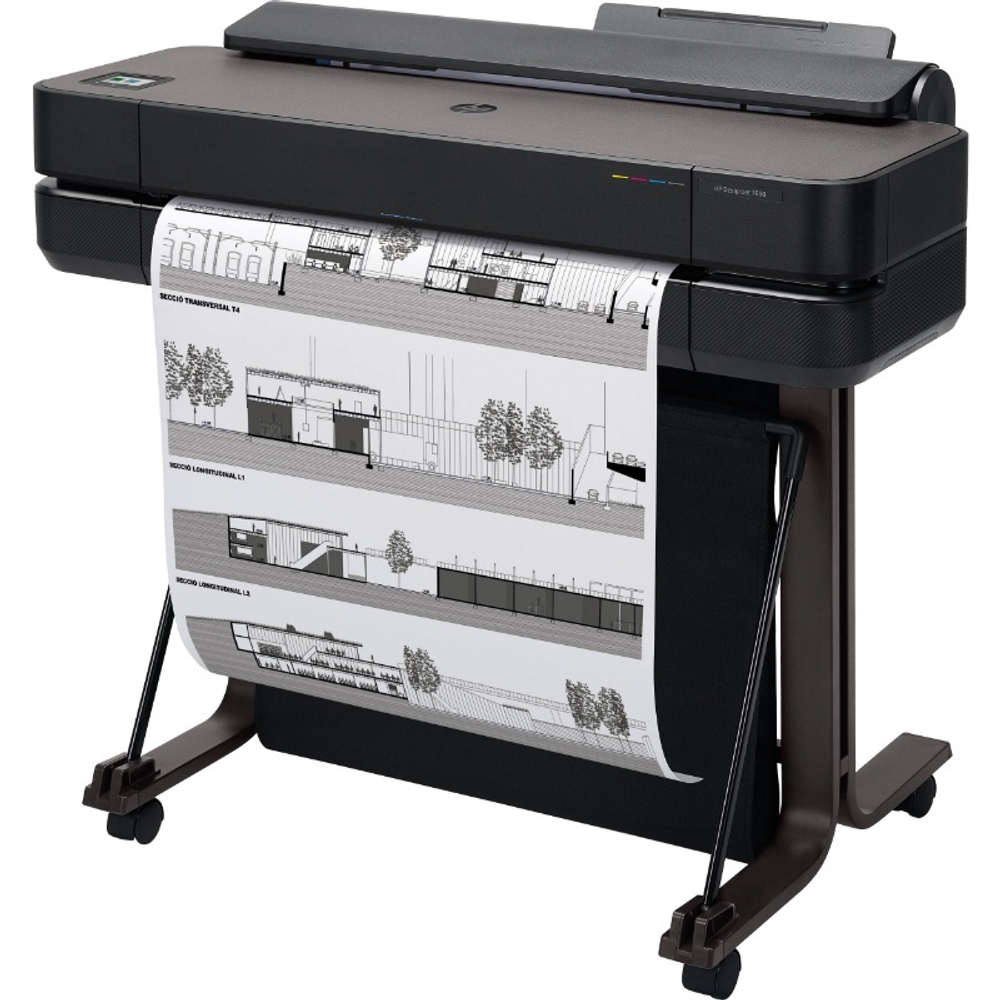 Плоттер HP DesignJet T650, A1, 24", 4цв., WiFi, цветной