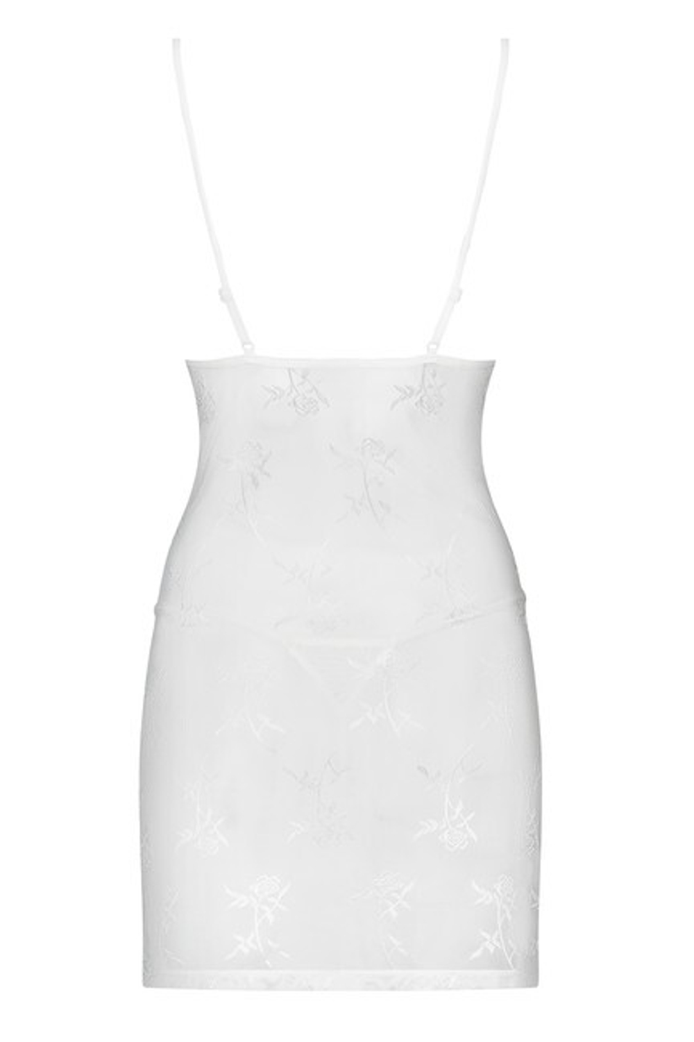 Белая эротичная сорочка со стрингами Bride Chemise SM (42-44) (Цвет: белый)